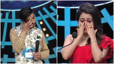 Neha Kakkar broke into tears on meeting an old friend. Neha Kakkar broke into tears on meeting an old friend.