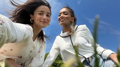 Alia Bhatt's sunkissed pics with BBF in mini dress is perfect summer pick for the carefree girls, it costs ₹4k (Instagram) Alia Bhatt's sunkissed pics with BBF in mini dress is perfect summer pick for the carefree girls, it costs ₹4k (Instagram)