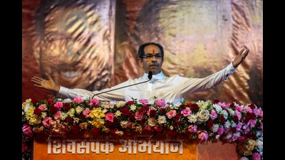 Uddhav is scheduled to address a public meeting at the Marathwada Sanskrutik Mandal ground in the city on Wednesday evening. (Pratik Chorge/HT PHOTO) Uddhav is scheduled to address a public meeting at the Marathwada Sanskrutik Mandal ground in the city on Wednesday evening. (Pratik Chorge/HT PHOTO)