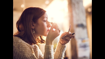 Mica is used in blush, highlighter, lipstick, eyeshadow, etc. (Getty Images)