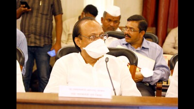 A review meeting of all the preparations was held on Sunday by deputy chief minister Ajit Pawar at Council Hall. (Rahul Raut/HT PHOTO)