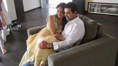 John Abraham and Priya Runchal's picture on Instagram. John Abraham and Priya Runchal's picture on Instagram.