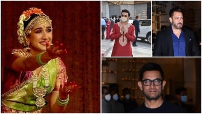 Aamir Khan, Salman Khan and Ranveer Singh attended Radhika Merchant's Arangetram ceremony.