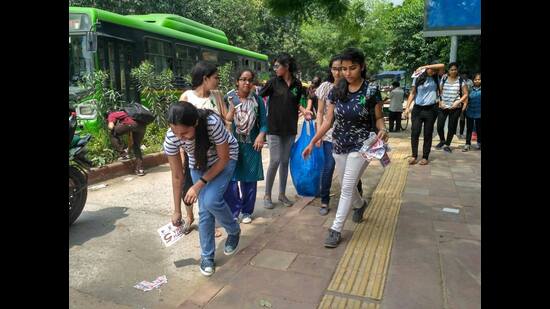 Miranda House’s eco-club MH Vatavaran is organising a cleanliness drive to promote this year’s theme; focusing on living sustainably and in harmony with Nature. (Credit: Facebook) Miranda House’s eco-club MH Vatavaran is organising a cleanliness drive to promote this year’s theme; focusing on living sustainably and in harmony with Nature. (Credit: Facebook)