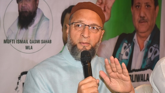 All India Majlis-E-Ittehadul Muslimeen (AIMIM) president Asaduddin Owaisi.(PTI file) All India Majlis-E-Ittehadul Muslimeen (AIMIM) president Asaduddin Owaisi.(PTI file)