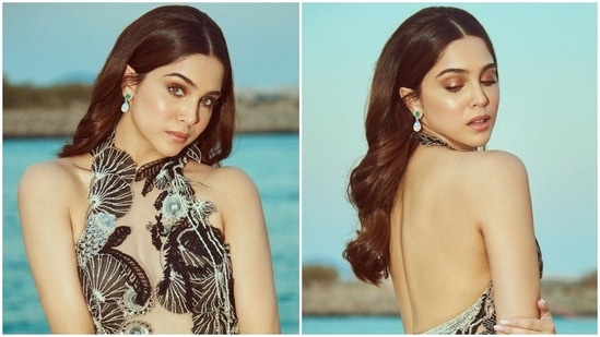 IIFA Awards 2022: Sharvari Wagh channels sea princess vibes for her first IIFA Awards in a backless gown(Instagram)