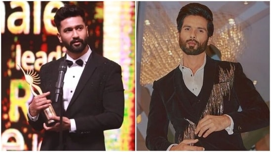 Vicky Kaushal and Shahid Kapoor were among the long list of celebrities who attended the IIFA (International Indian Film Academy) Awards 2022 in Abu Dhabi last night. The two stars arrived at the star-studded event dressed in black tuxedos. They walked the green carpet looking dapper in their outfits and served suave classiness. While Vicky chose an elegant version of the black pantsuit, Shahid incorporated his quirky style into his green carpet look. Scroll ahead to see both Vicky and Shahid's looks. Don't forget to take style tips from the two actors for the next black-tie event you attend.(Instagram)