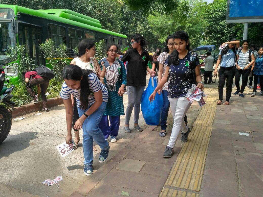 Miranda House’s eco-club MH Vatavaran is organising a cleanliness drive to promote this year’s theme; focusing on living sustainably and in harmony with Nature. (Credit: Facebook) Miranda House’s eco-club MH Vatavaran is organising a cleanliness drive to promote this year’s theme; focusing on living sustainably and in harmony with Nature. (Credit: Facebook)