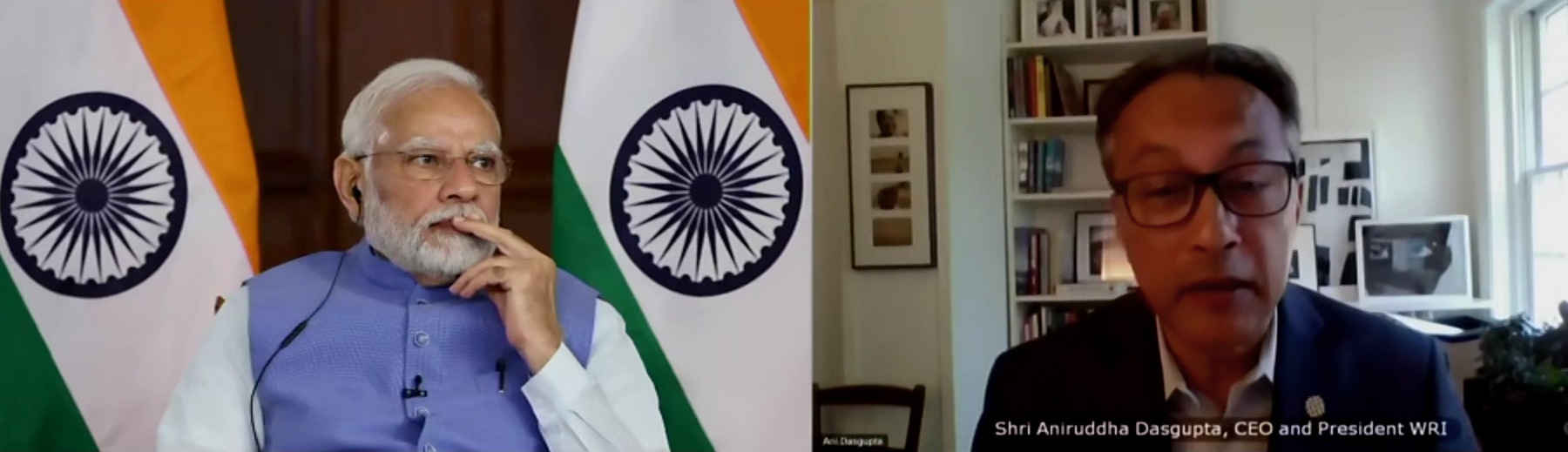 Prime Minister Narendra Modi attends the launch of the global initiative 'LiFE MOVEMENT' through video conferencing, in New Delhi on June 5, 2022. (ANI) Prime Minister Narendra Modi attends the launch of the global initiative 'LiFE MOVEMENT' through video conferencing, in New Delhi on June 5, 2022. (ANI)