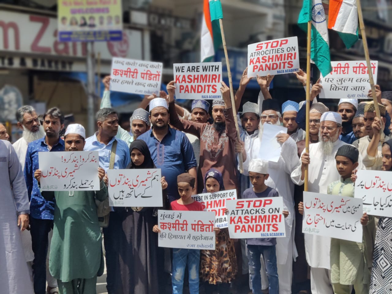 The targeted killings now being undertaken are of Kashmiri Pandits, including those who are working under the government’s special schemes.&nbsp; (Twitter/@razaacademyho)