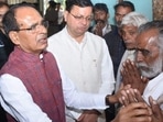 Uttarkashi accident: Madhya Pradesh Chief minister Shivraj Singh Chouhan and Uttarakhand Chief minister Pushkar Dhami meet affected families. Uttarkashi accident: Madhya Pradesh Chief minister Shivraj Singh Chouhan and Uttarakhand Chief minister Pushkar Dhami meet affected families.
