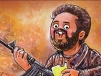 Amul India's topical for Kamal Haasan's Vikram. Amul India's topical for Kamal Haasan's Vikram.