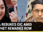 INDIA REBUKES OIC AMID PROPHET REMARKS ROW