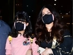 Aaradhya Bachchan and Aishwarya Rai upon their arrival at the Mumbai airport. Aaradhya Bachchan and Aishwarya Rai upon their arrival at the Mumbai airport.