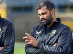 Tamim Iqbal during a practice session
