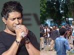 KK's fans at an event in Kolkata. KK's fans at an event in Kolkata.