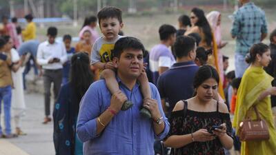The maximum temperature in Chandigarh on Monday was 5.1°C above normal, making it the third heatwave day in a row. (HT Photo)