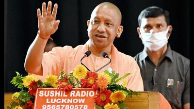 Adityanath addressed the joint sitting of both the houses of state legislature convened on the occasion of celebrations to mark 75 years of India’s independence. (File Photo) Adityanath addressed the joint sitting of both the houses of state legislature convened on the occasion of celebrations to mark 75 years of India’s independence. (File Photo)