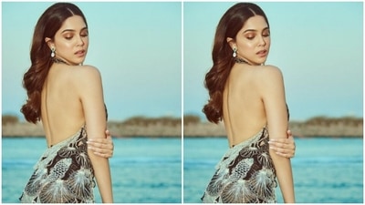 Sharvari looked absolutely ravishing in the gown as she posed for the outdoor photoshoot against the backdrop of a water body. “My first IIFA,” Sharvari’s caption reflected her excitement of attending the awards ceremony. (Instagram/@sharvari)