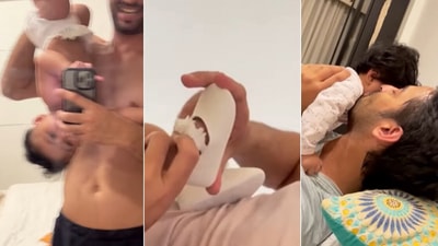 Shaheer Sheikh shares video featuring his daughter. Shaheer Sheikh shares video featuring his daughter.
