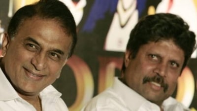Sunil Gavaskar (L) and Kapil Dev (Getty Images)