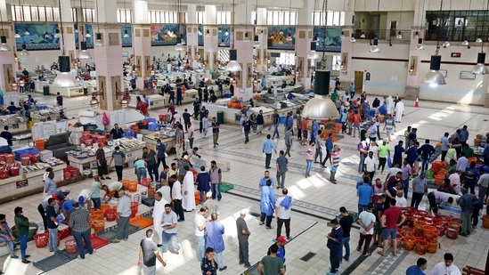 A market in Kuwait City, for representation only.(AFP)