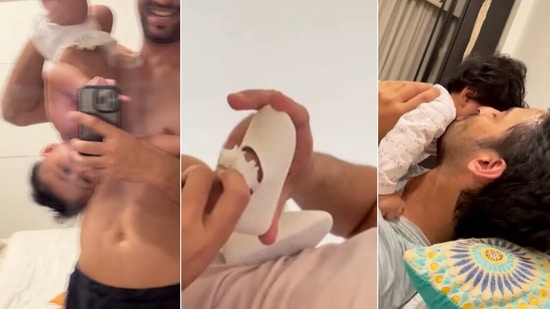 Shaheer Sheikh shares video featuring his daughter. Shaheer Sheikh shares video featuring his daughter.