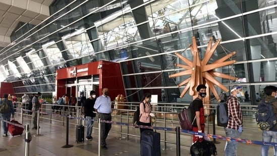 Delhi's IGI Airport. (Sanjeev Verma/HT Archive) Delhi's IGI Airport. (Sanjeev Verma/HT Archive)