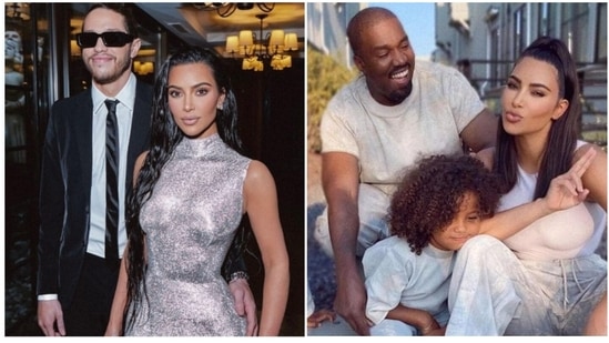 Pete Davidson was spotted hanging out with Kim Kardashian and Kanye West's son Saint West.