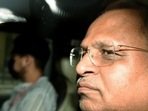 Delhi minister Satyendar Jain leaving with an ED team from the Rouse Avenue court complex after a judge remanded him in ED custody. (ANI File) Delhi minister Satyendar Jain leaving with an ED team from the Rouse Avenue court complex after a judge remanded him in ED custody. (ANI File)