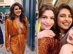 Priyanka Chopra met Anne Hathaway and Lisa in Paris. Priyanka Chopra met Anne Hathaway and Lisa in Paris.