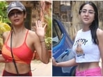 Malaika Arora and Sara Ali Khan slay gym fashion in trendy ensembles, show off fit physique in new pics Malaika Arora and Sara Ali Khan slay gym fashion in trendy ensembles, show off fit physique in new pics