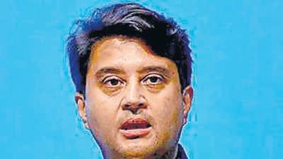 Union minister for civil aviation Jyotiraditya Scindia released the policy on Tuesday. (PTI) Union minister for civil aviation Jyotiraditya Scindia released the policy on Tuesday. (PTI)
