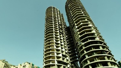 The Supertech twin towers at Sector 93A in Noida (Sunil Ghosh/ HT) The Supertech twin towers at Sector 93A in Noida (Sunil Ghosh/ HT)