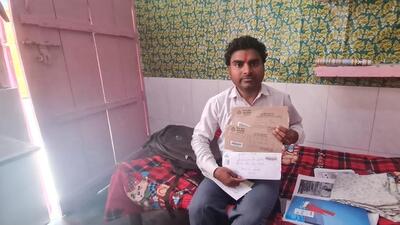 Ajay Kumar, the woman's seventh victim, has met six men who said they were duped by her (HT photos) Ajay Kumar, the woman's seventh victim, has met six men who said they were duped by her (HT photos)