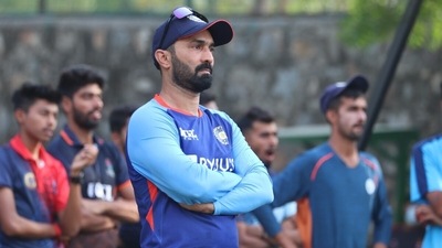 Dinesh Karthik looks on ahead of 1st India vs South Africa T20I.&nbsp; (BCCI)