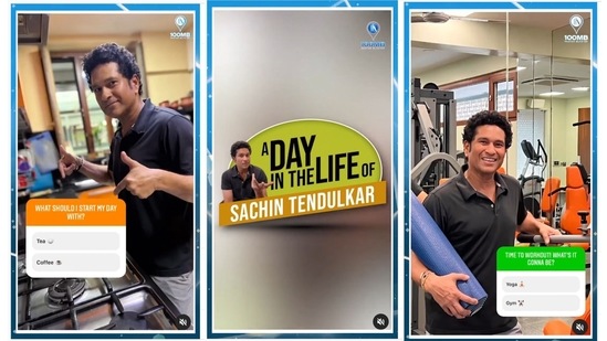 Sachin Tendulkar's viral Instagram video has created a buzz.(Instagram/@sachintendulkar)