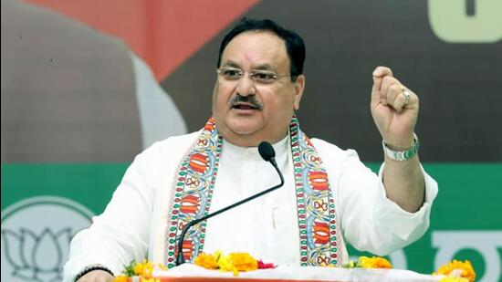 BJP chief J P Nadda. The party asked spokespersons to use measured language, refrain from criticising any religion, religious figures or symbols, and not violate the party’s ideals by getting provoked in television debates, said senior leaders aware of developments. (ANI)