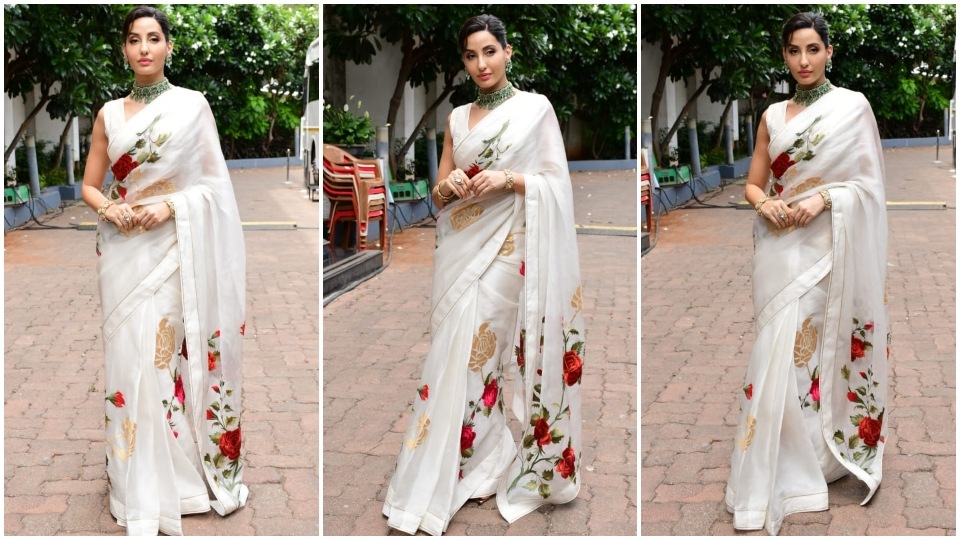 Nora Fatehi on the sets of Dance Deewane Juniors. (HT Photo/Varinder Chawla) Nora Fatehi on the sets of Dance Deewane Juniors. (HT Photo/Varinder Chawla)