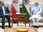 Iranian Foreign Minister Hossein Amirabdollahian meets Prime Minister Narendra Modi, in New Delhi on Wednesday. (ANI Photo/Narendra Modi Twitter)