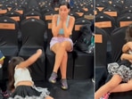 Nora Fatehi with her little fan. Nora Fatehi with her little fan.