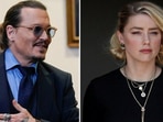 Johnny Depp and Amber Heard during their defamation trial. Johnny Depp and Amber Heard during their defamation trial.