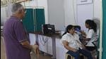Beneficiaries receive a shot of the booster Covid vaccine at Malad, in Mumbai on Wednesday. Beneficiaries receive a shot of the booster Covid vaccine at Malad, in Mumbai on Wednesday.