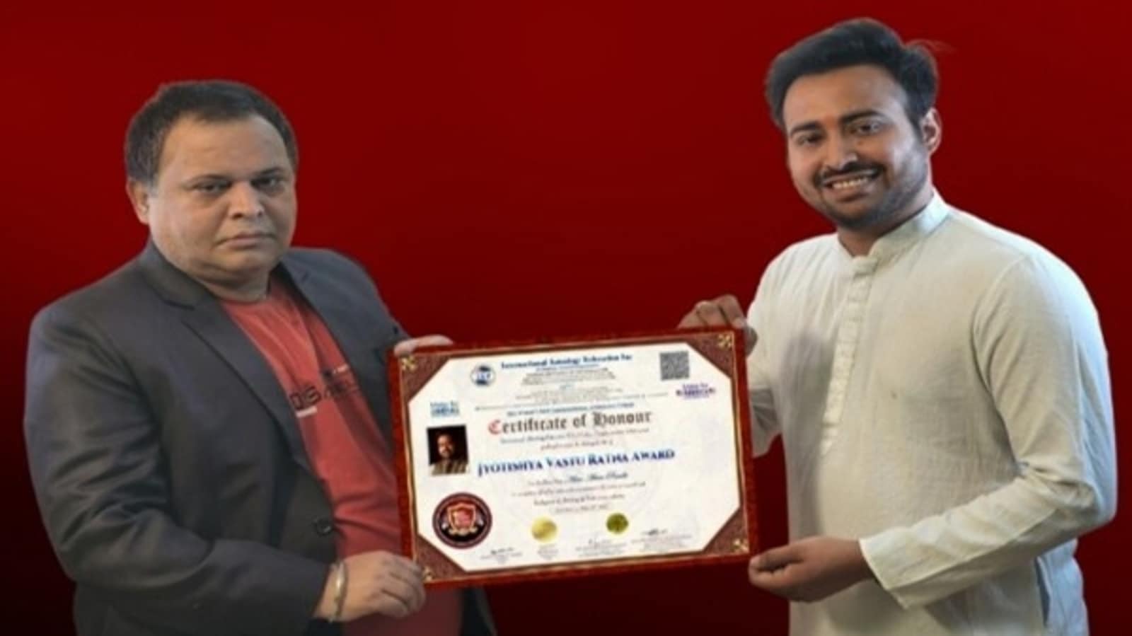 Astro Arun Pandit gets honoured with 'Asia Pacific Vastu Award ...