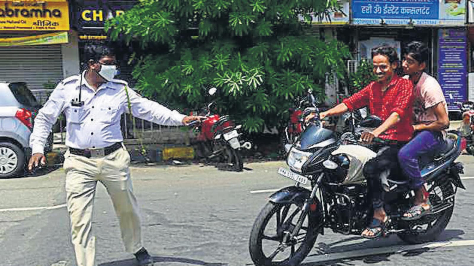 Cops to fine helmetless pillion riders from today Mumbai news