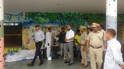 Manoj Chabbra, director-general of Odisha prison department, on Tuesday visited jails in Bhondsi and Rohtak to take stock of the technology and security system there, said officials. (SOURCED)