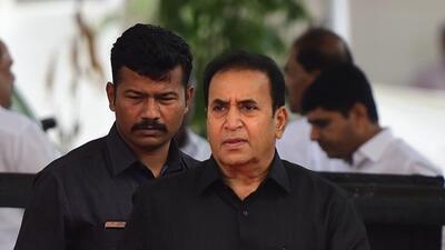 A special MP/MLAs court on Wednesday concluded hearing the pleas filed by former Maharashtra home minister Anil Deshmukh and minority development minister Nawab Malik seeking permission to exercise their franchise for the six Rajya Sabha seats (HT Photo)