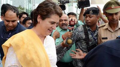 Congress general secretary Priyanka Gandhi Vadra in Lucknow on June 1. (FILE PHOTO) Congress general secretary Priyanka Gandhi Vadra in Lucknow on June 1. (FILE PHOTO)
