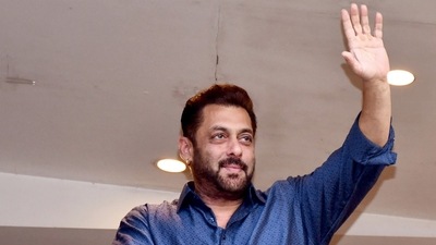 Salman Khan received a threat letter from an unknown person on Sunday.&nbsp; (Sunil Khandare)