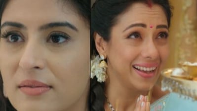 A still from Anupamaa. A still from Anupamaa.